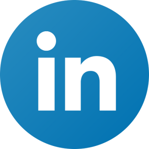 LinkedIn social media logo to connect with us