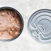 Canned Tuna products displayed for export from Vietnam