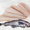 Frozen Alaska Pollock produced in Vietnam for premium seafood display