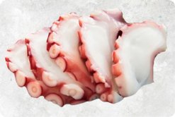 Frozen Boiled Giant Octopus Tentacles Slice Sushi Display – Vietnam Export
