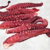 Frozen Cooked Giant Octopus Tentacles Displayed for Export in Vietnam