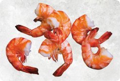 Frozen Cooked HLSO and HLSO EZP Black Tiger Shrimp Displayed from Vietnam