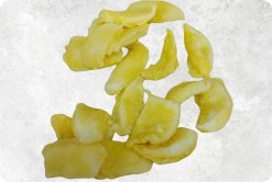Vietnam Frozen Cuttlefish Slice Karaage Displayed for Export Presentation