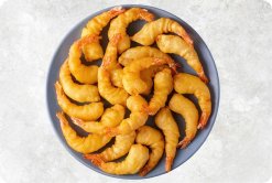 Frozen Fritter Shrimp Displayed for B2B Export from Vietnam