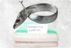 Vietnam Frozen Hairtail Surimi (Frozen Ribbon Fish Surimi) on Display for Export