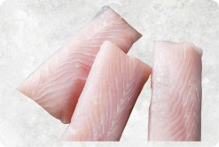 Vietnam Frozen Mahi Mahi Portion Skinless Display for Export
