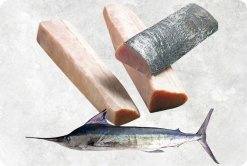 Vietnam Frozen Marlin Loin And Chunk Display for Export