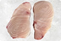 Vietnam Frozen Marlin Steak premium display for seafood buyers