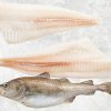 Frozen Atlantic And Pacific Cod product display produced in Vietnam