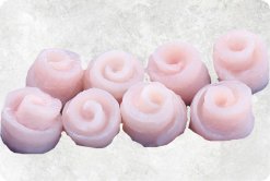 Frozen Pangasius Rose Roll (Swai Fish) from Vietnam Displayed for Export Viewing