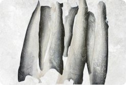 Vietnam Frozen Pangasius Skin (Swai Fish) Displayed for Export