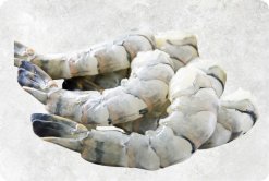 Vietnam Frozen Raw PDTO Black Tiger Shrimp Displayed for Export
