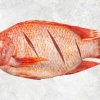 Vietnam Frozen Red Tilapia Whole Round And Whole Cleaned on Display