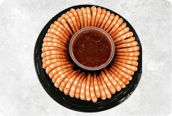 Vietnam Frozen Shrimp Ring With And Without Sauce Cooked PDTO Shrimp Display
