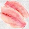 Vietnam Frozen Tilapia Fillet Shallow Skinned on display for buyers