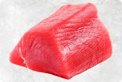 Vietnam Frozen Yellowfin Tuna Portion Display for Export