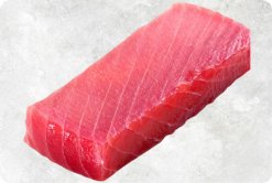 Vietnam Frozen Yellowfin Tuna Saku Display for Export
