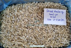 Dried White Anchovy bulk packing for export from Vietnam