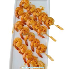 Frozen Cooked Marinate Shrimp from Vietnam – Finished Product Display