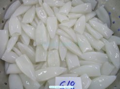 Vietnam Frozen Whole Clean Loligo Squid Tube Before IQF Freezing