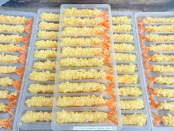 Frozen Tempura Shrimp After IQF Processing in Vietnam