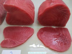 Vietnam Frozen Yellowfin Tuna Loin After Cutting Process