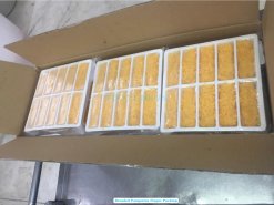 Vietnam Frozen Breaded Pangasius Finger Final Packing for Export