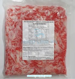 Vacuum Packing Vietnam Frozen Imitation Crab String Shreds