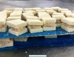 Frozen Menbosha Shrimp Before IQF Freezing Process in Vietnam