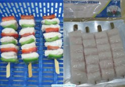 Frozen Pangasius Skewer (Swai Fish) in Retail Packaging from Vietnam