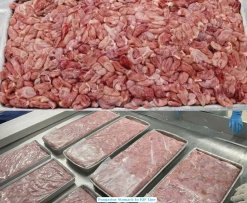 Frozen Pangasius Stomach Processing in Vietnam Seafood Factory