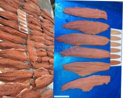 Frozen Pink Salmon fillets processed in Vietnam