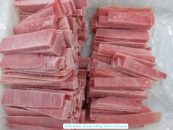 Vietnam Frozen Yellowfin Tuna Strip After IQF Freezing