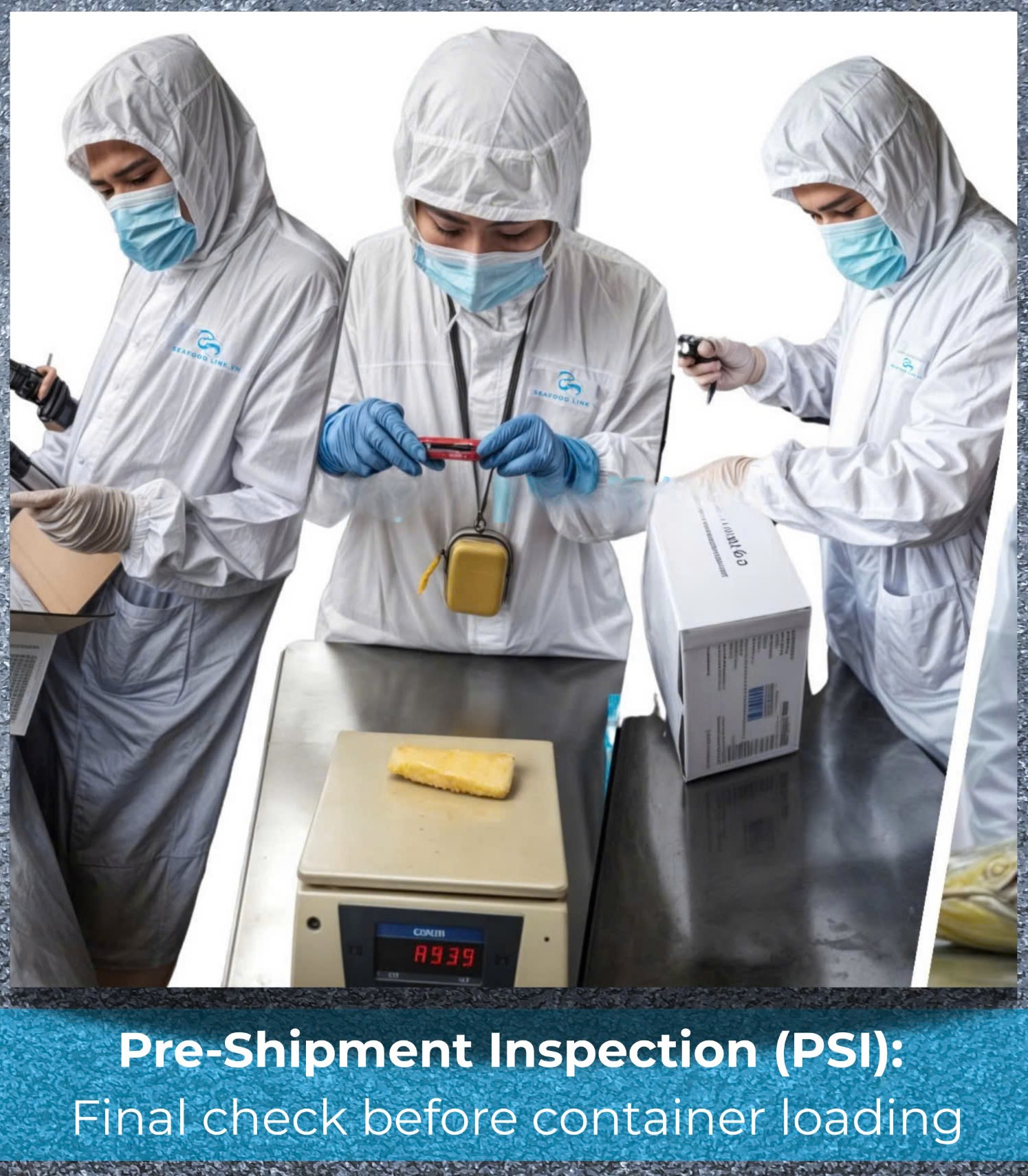 Pre-Shipment Inspection service for Vietnam seafood exports