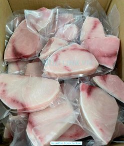 Vietnam Frozen Swordfish Steak packed in bulk cartons for export