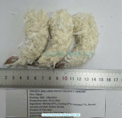 IQF Processed Frozen Coconut Butterfly And PDTO Shrimp from Vietnam – Close View