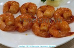 Frozen Cooked Marinate Shrimp from Vietnam – Pre-IQF Preparation