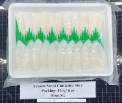 Vietnam Frozen Cuttlefish Fillet Slice Sushi After IQF Processing