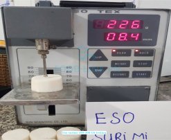 Gel strength testing for Frozen Eso Surimi in Vietnam