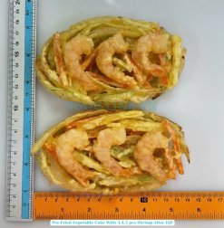 Vietnam Frozen Pre-Fried Vegetable Shrimp Cake after Freezing – Image 3