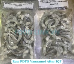 Frozen Raw Pdto Vannamei Shrimp Packed After IQF in Vietnam