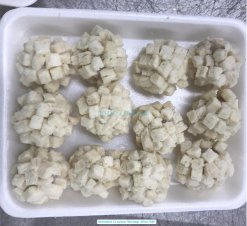 IQF Processed Frozen Shrimp Cubic Crouton in Vietnam Factory