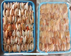 Frozen Swimming Crab Claw Meat vacuum packed in Vietnam