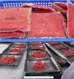 Vietnam Frozen Yellowfin Tuna Ground Meat Vacuum Packed for Export