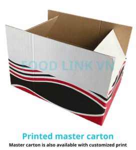 Printing master carton packaging design for seafood quality service