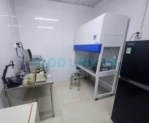 Factory laboratory inspection for quality control and testing