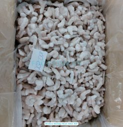 Frozen Broken Vannamei Shrimp Meat bulk carton packing in Vietnam