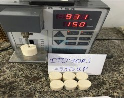 Testing GS (gel strength) of Frozen Itoyori Surimi in Vietnam lab