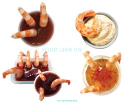 Vietnam Frozen Shrimp Ring With And Without Sauce Cooked PDTO Shrimp After Second IQF