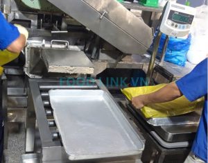 Packing surimi before block freezing in Vietnam quality control service